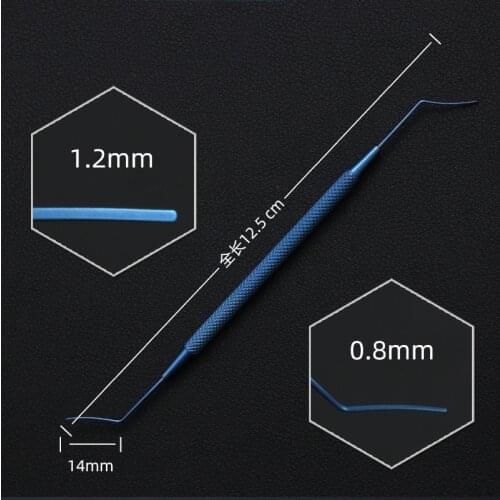 Ophthalmic microscopy instrument single head double head iris restorer stainless steel surgical tool iris reducer