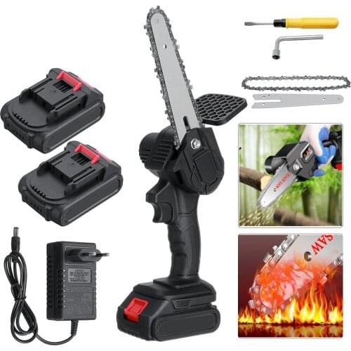 TRIMROK 4/6'' 1200W Electric Tools Chainsaw MINI Circular Saw Rechargeable Saw Power Tools Tree Cutter For Makita 18V Battery