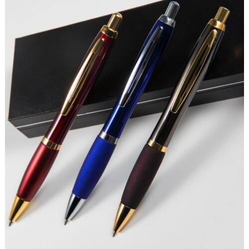 Multi - color push metal gourd pen business advertising gift pen