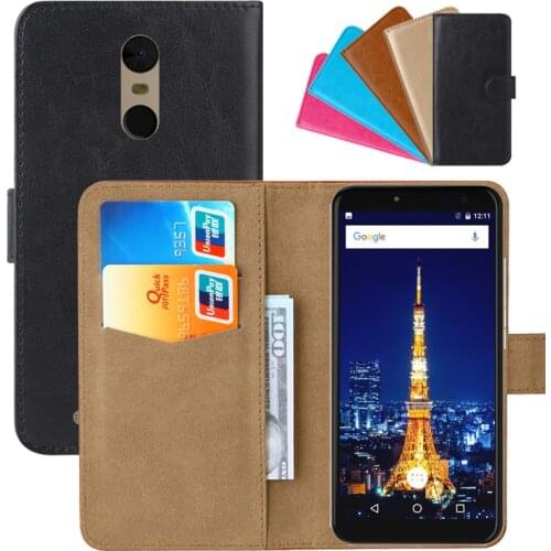 Luxury Wallet Case For S-TELL M655 PU Leather Retro Flip Cover Magnetic Fashion Cases Strap