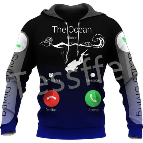 Tessffel Sports Art Ocean Scuba Diving Suit Cosplay NewFashion Tracksuit 3DPrint Men/Women Sweatshirts Pullover Funny Hoodies 12