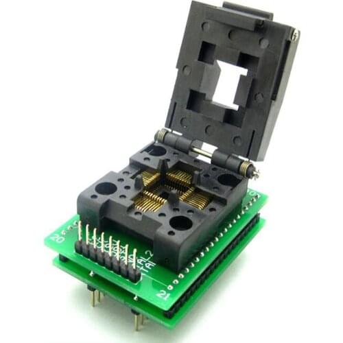 TQFP44/LQFP44 /QFP44 To DIP40 Burn Socket Connector Test Burning Adapter programmer