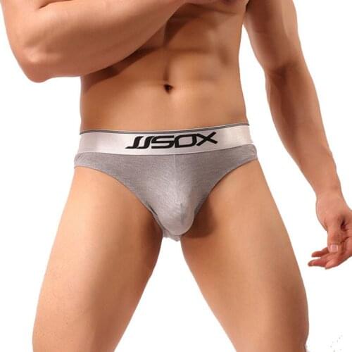 Sexy Men Underwear Briefs Modal Panties Low Waist Underpants Slip Homme Bulge Pouch Soft Breathable Mens Briefs Cueca Masculina