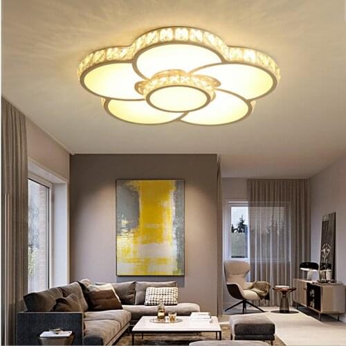 Creative flowers led warm bedroom lights modern minimalist art living room lights warm and romantic lighting