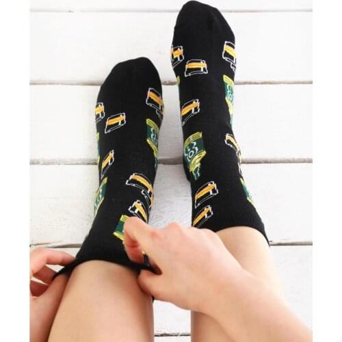 Whisky whiskey highball sctoch bourbon usquebaugh glass bottle Socket Socks tight hosiery hose stocking happy socks