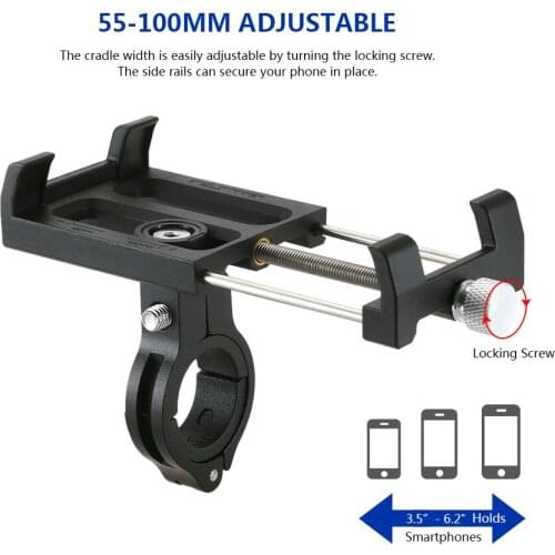 360 Rotating MTB Bicycle Phone Holder Motorcycle Support GPS Mount for Bike Handlebar Bike Stem Phone Holder Mount