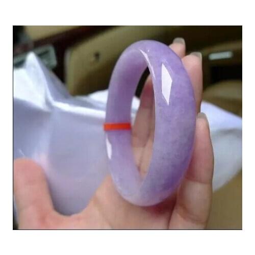 2020 Natural Myanmar Violet jade bangle hand-carved jade bracelet women bracelets jade jewelry jadeite jade jewelry