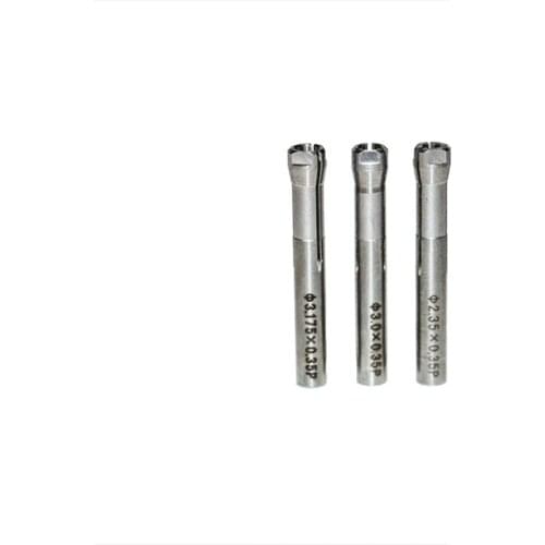 10pcs Dental Collect Chuck for micro Motor Marathon handpiece Micromotor 2.35mm/3.0mm/3.175mm Chuck For Seayang Seashin