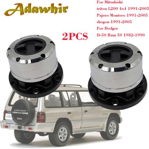 For MITSUBISHI Pajero, Triton ,L200 ,Montero, Delica ,shogun Dodge D-50 Hyundai Galloper Manual locking hubs B012 AVM443