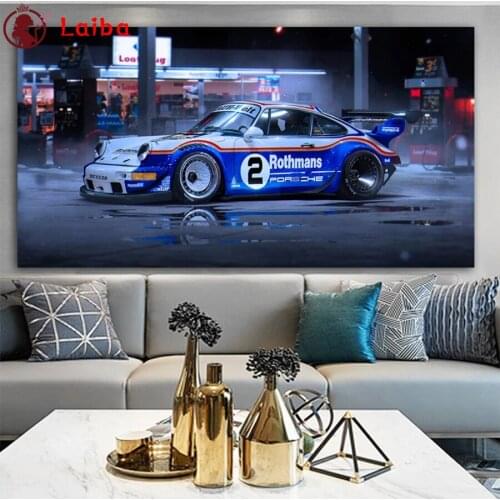 DIY Diamond Painting Modern art sports car Full Square Diamond Embroidery sale Cross Stitch sets Mosaic Handmade Gift