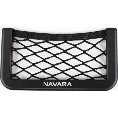 Car Storage Net Bag Phone Holder Pocket Organizer for Nissan Navara d40 d22 d23 np300 Car-Styling Accessories