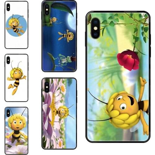 Maya The Bee For Huawei Honor Mate Play V10 View 10 20 20X 30 Lite Pro Y3 Y5 Y9 Nova 3 3i Pro Black Soft TPU Coque Case Capa