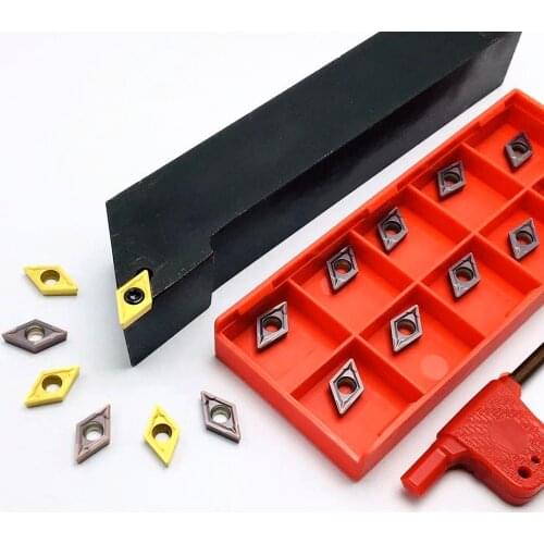 SDJCR1010H07 SDJCR1212H07 SDJCR1616H07 CNC lathe cutting tool holder 10 pieces DCMT070204 VP15TF UE6020 US735 carbide insert