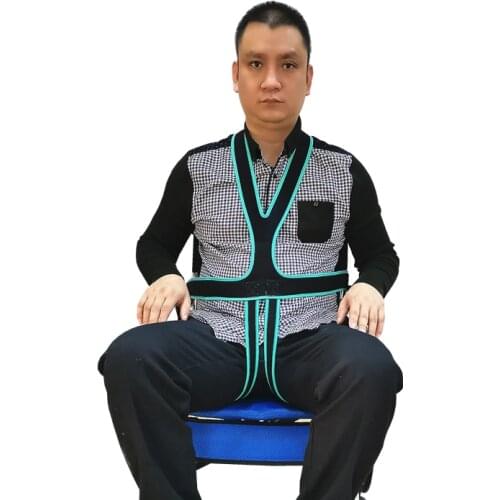 2 Pieces/Lot Economic Household Wheelchair Seat Belt Fixed Restraint Strap Anti-F0all, Non-Slip, Breathable, Adjustable Elastic