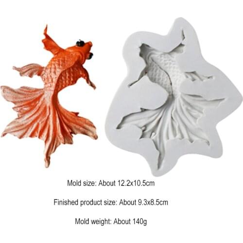 Silica Gel Tools For Sugar Cake Koi Goldfish Chocolate Non Toxic Tasteless Impervious Home Bake Cake Tools