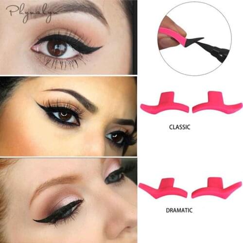 Eyeliner Template Stamp Mold Wings 2 Pcs Beauty Makeup Eye Liner Wing Shape Cosmetic Eyeliner Stamp Tools