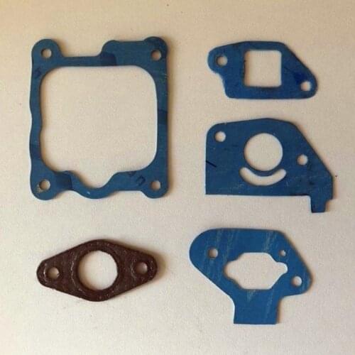 GXH50 GASKET SET FOR HONDA GXV50 49CC MIXER CARB INSULATOR MUFFLER CARBURETOR AIR CLEANER INTAKE VALVE COVER GASEKET 5PCS KIT