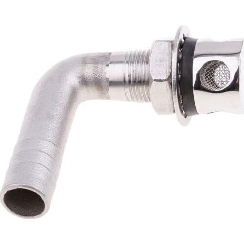 Stainless Steel Boat Fuel Gas Tank Vent 90 Degree for 16mm 5/8'' Hose