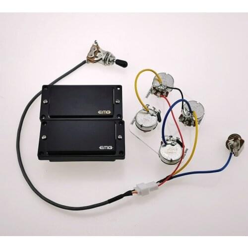 New Guitar Pickups Humbucker Ceramics Closed passive Electric Guitar Pickups 1C Wire With Wiring Harness