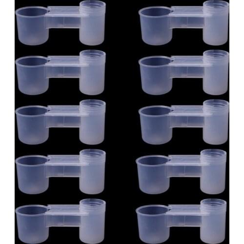 594C Plastic Pet Bird Drinker Feeder Water Bottle Cup For Chicken Pigeon Home Garden