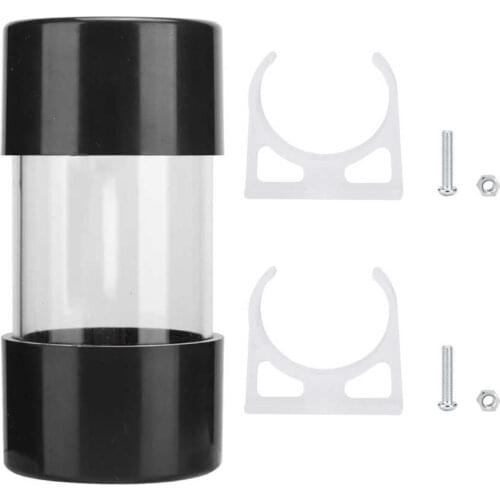 Transparent Cylindrical Computer Water Cooling Water Tank 100MM for Long-term Attraction