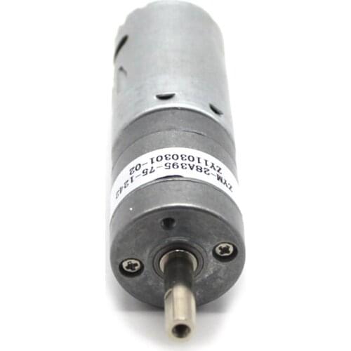 28A395-75-12-42 Geared Motor, 395 Geared Motor, 12V Robot Geared Motor