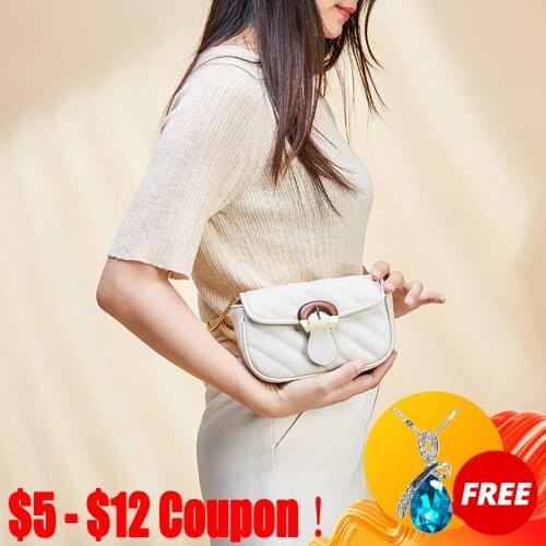 CGA Luxury Womens Shoulder Bags Leather Flap Bag For Women 2021 New Brand Designer Handbags Thick Chain Crossbody Bags Female