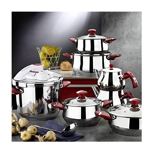 Kütahya Porselen 18 Pieces Steel Dowry Team Matte Apple Candy