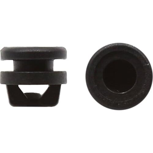 Uxcell 50Pcs Black Window Glider Track Slide Wheels Roller Curtain Carrier Clip Rivets