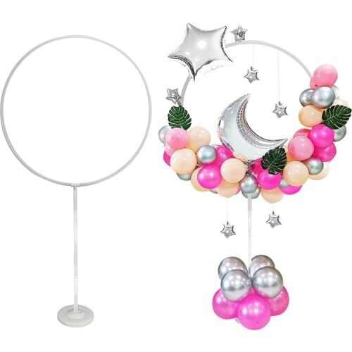 DIY Balloon Wreath Stand Round Circle Arch Frame Kit Party Supplies Decorations Column Structure Kids Baby Shower Birthday