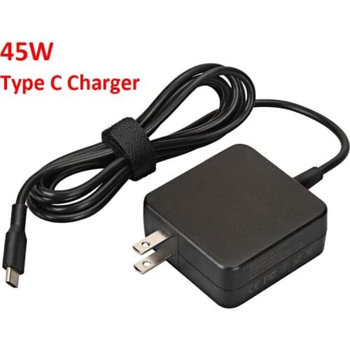 45W USB Type-C AC Charger Fit for Lenovo Chromebook C330 S330 C340n 300e 500, ThinkPad T480 T480s T580 T580s GX20M33579 4X20E751
