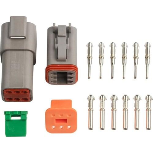 2P 3P 4P 6P Waterproof DT Connector Electrical Connector For Car Motor Truck With Pins for 22-16AWG