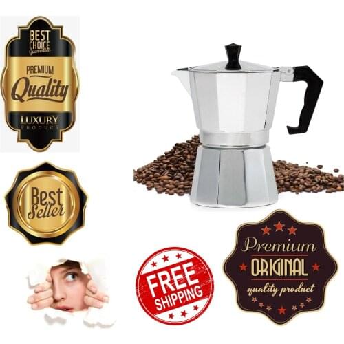 Aluminum Cooker Top 150ml 3 Cup Cup Moka Pot Espresso Cafetera Coffee Machine