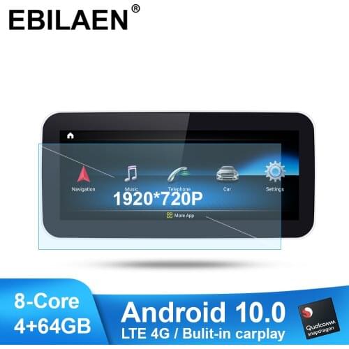 EBILAEN Android 10.0 Car Multimedia Player for Mercedes Benz C Class W205 2014-2018 Autoradio Navigation Head Unit GPS 4G IPS