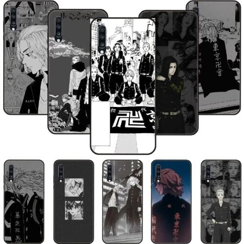 Phone Case For Samsung Galaxy A 50 51 71 70 7 5 10 20 30 40 41 21 S E Black Cover Coque Art Hoesjes Luxury Tokyo Revengers