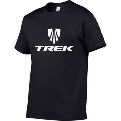 TREK Mountain Bike Print T shirt Men 2021 summer 100% cotton T-shirt hip hop Streetwear Harajuku Yellow Top Tee Oversized Tshirt