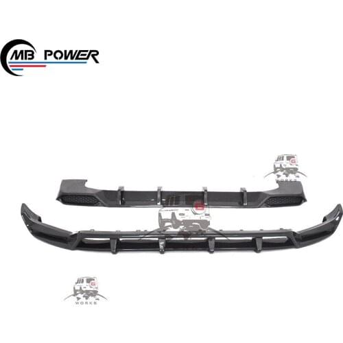 G class w464 w463A g63 carbon finber front lip and diffuser for w464 w463A g63 top style carbon finber front rear lip