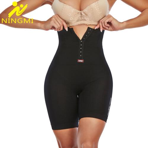 NINGMI High Waist Trainer Sports Leggings for Women Push Up Butt Lifter Shapewear Slimming Tummy Control Panties Slimming Pants
