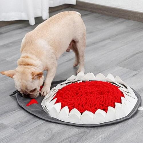 Pet Slow Dispensing Feeder Dog Toys Increase IQ Snuffle Mat Pet Mat Puzzle Puppy TrainingGames Feeding Food Intelligence Dog Toy