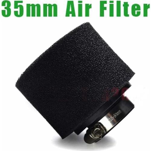 Motorcycle 35mm 2 Layer Sponge Foam Air Filter Cleaner for CRF50 XR 100cc 150cc 110cc 125cc Pit Dirt Bike ATV Quad SSR