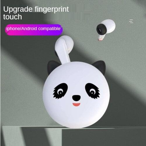 Cartoon tws bluetooth headset with led battery display 5.0 Invisible Binaural Earbuds Wireless Sports Cute Gaming earbuds