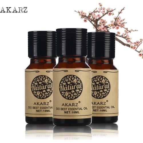Eucalyptus Violet Chamomile essential oil sets AKARZ Famous brand For Aromatherapy Massage Spa Bath skin face care 10ml*3