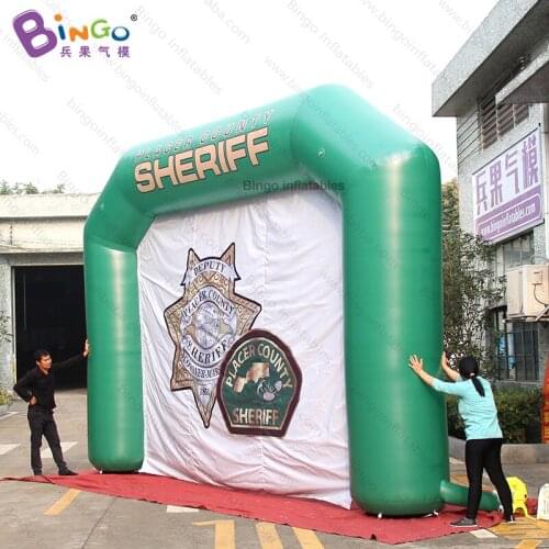 Customized 6*4m green inflatable arch / inflatable advertising arch/ inflatable advertising board-toys