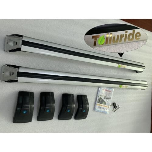 Fits for K-I-A Telluride 2019 2020 Lockable roof Cross Bars crossbar rail