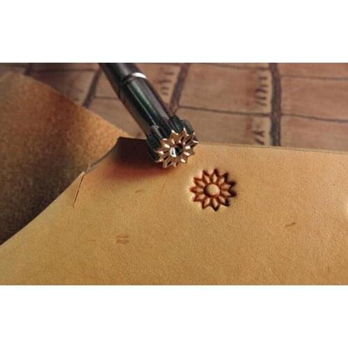 Advanced steel stamen pattern Hand-work unique design leather working tools carving punches stamp craft