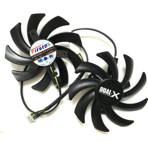 2Pcs/set FDC10H12S9-C GA91S2U GPU VGA Card Cooler Fan For Palit GeForce GTX1080 GTX1070Ti GTX1060 Dual Video Card As Replacement
