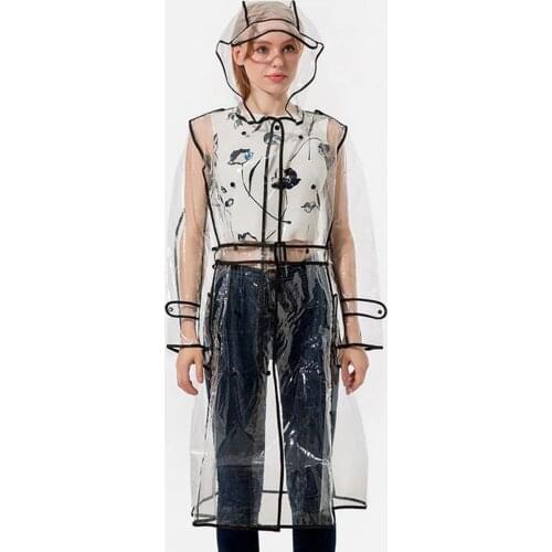 Womens Girls Cycling Bicycle Bike Rain Cape Poncho Hooded Windproof Rain Coat Reusable Rainwear for Adult