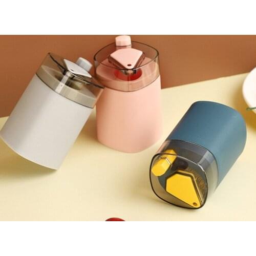 1Pc Push-type Automatic Toothpick Holder Plastic Nordic Toothpick Holder Wheat Straw Toothpick Holder Automatic Toothpick Holder