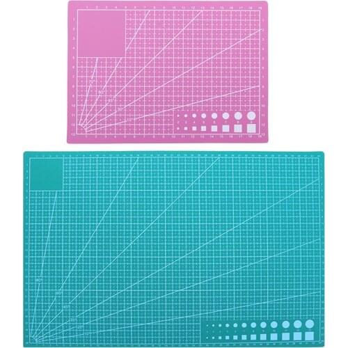 PVC Cutting Pad Cutting Board Patchwork Sewing Tool DIY Leather Craft Tool Double-sided Self-repairing Pad Base Plate