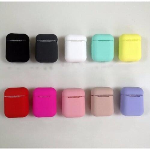 DHL for TPU Soft Silicone Case For Airpods Accessories Protector Cover Ultra Thin Cover Shockproof Holder For Apple Air Pods